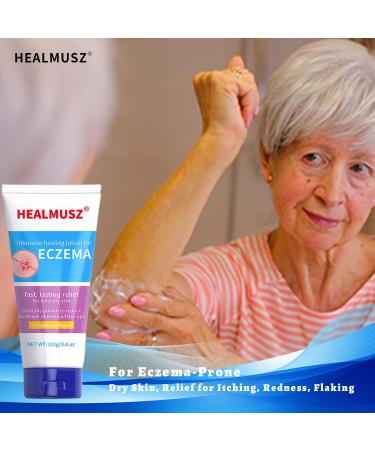 Eczema Relief Cream | Moisturizing Lotion for Eczema-Prone Skin | Full Body Moisturizer with 1% Hydrocortisone - Buy Online on GoSupps.com