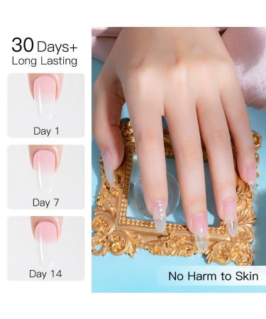 ROSALIND Clear Acrylic Poly Extension Gel 80ml - Nail Thickening Builder for DIY Nail Art at Home with UV Lamp - Buy Online on GoSupps.com