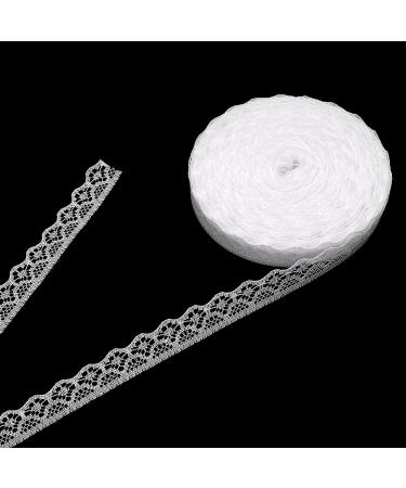 30 Yards White Lace Ribbon - Wedding Decoration, Gift Wrapping, Dress Sewing - Style 1 - Buy Online on GoSupps.com
