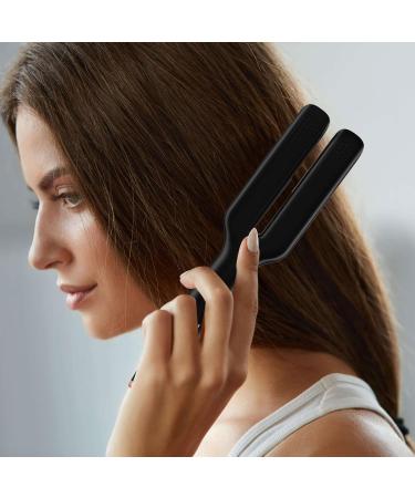 Travel-Friendly Curling Straightener & Hair Styling Brush | 6 Heat Settings Frizz Control | Professional Dual-Purpose Comb for Salon & Home Use - Buy Online on GoSupps.com
