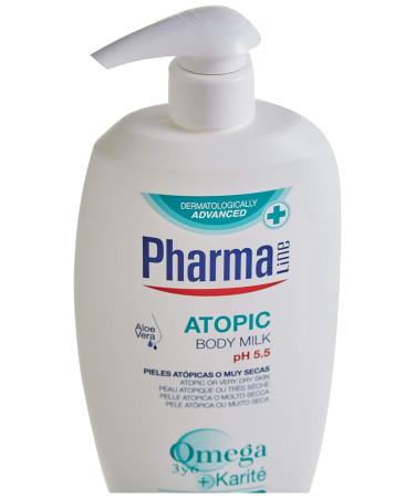 Pharmaline Body Milk Atopic 500ml - Crema Hidratante Sin Siliconas Parabenos ni Sulfatos para Pieles At picas y Secas - Env o Internacional Disponibles - Buy Online on GoSupps.com