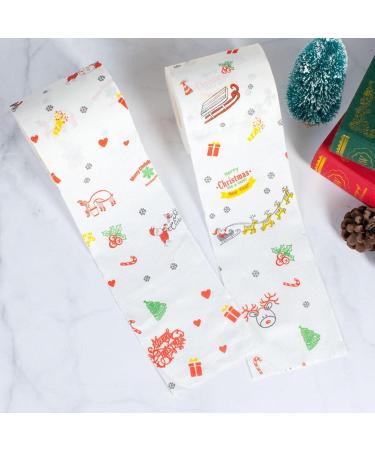 Christmas Toilet Paper Gag | Novelty Christmas Design Funny Toilet Paper - Highly Collectible Novelty Toilet Paper Funny Gag for Christmas Stocking Stuffers Party Favors Zukpumne - Buy Online on GoSupps.com