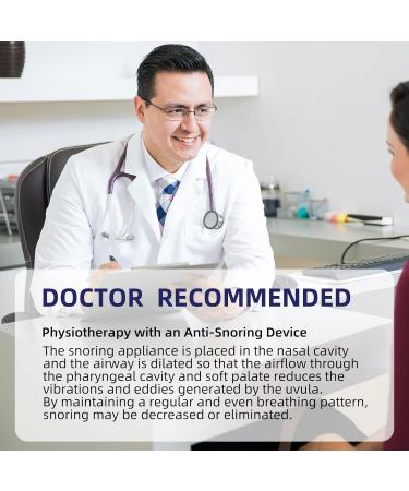 Electric Anti Snoring Device for Men and Women - Double Eddy Current Nasal Dilator for Stop Snoring Blue - Buy Online on GoSupps.com