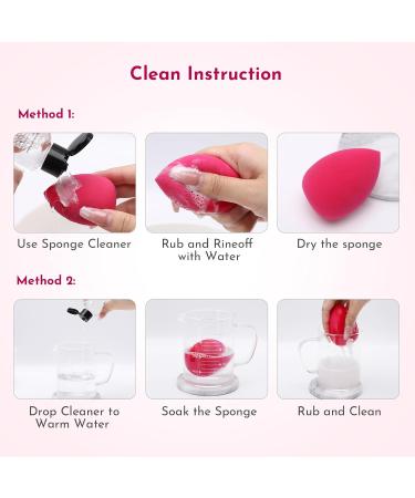 DUAIU 6PCS Beauty Blenders: Super Soft Non-Latex Sponge Set for Foundation - Multicolor | Ideal for Liquid, Cream, and Powder Makeup - Buy Online on GoSupps.com