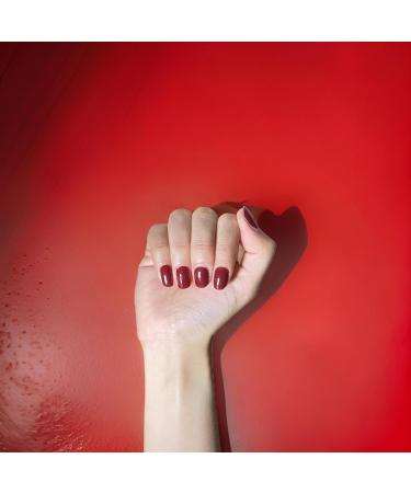 StreetKitty Emergency Nail Wraps 22 Piece Classic Glossy Colors Full Wrap Nail Polish Strips Self-Adhesive Premium Quality Nail Stickers Lasts up to 24 Hours (1 Blood Red) 1 Blood Red - Buy Online on GoSupps.com