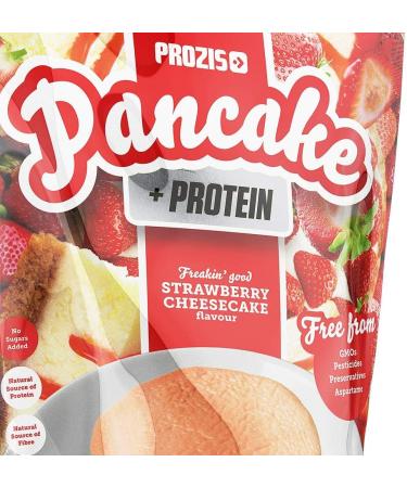 Prozis Pancake + Protein Oatmeal Pancakes with Protein 900g Strawberry Cheesecake - Buy Online on GoSupps.com