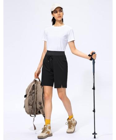 Women's Quick Dry Hiking Long Shorts - Black X-Large - Buy Online on GoSupps.com