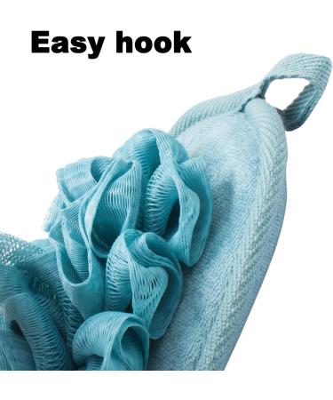 Amariver 3 Pack Bath Loofah Body Sponge Brushes Pouf Kit with Shower Glove and Flower Bath Ball - Buy Online on GoSupps.com