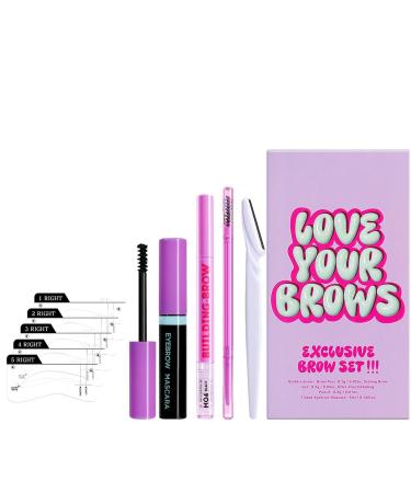 Brow Pencil Kit for Eyebrows Makeup Brow Kit Waterproof Eye Makeup Breakresistant 10 Piece Eyebrow Kit Cosmetic supplies with mascara eyebrow cream eyebrow card eyebrow tri - Buy Online on GoSupps.com