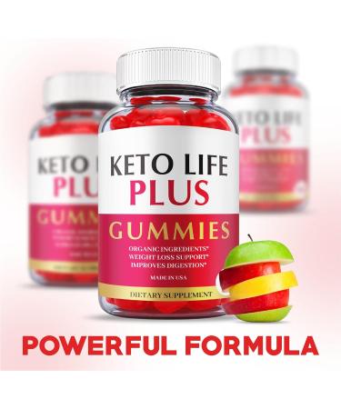 (5 Pack) Keto Life Plus Gummies - Official Formula Vegan - Keto Life Plus ACV Gummies with Apple Cider Vinegar Weight Shark Loss Tank Great Taste Vitamin B12 B6 Beet Root Juice (300 Gummies) - Buy Online on GoSupps.com