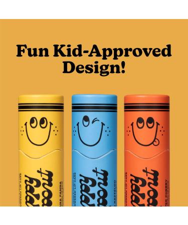 Poppy & Pout Kids Jumbo Lip Balm | All Natural Lip Balms & Moisturizers | Hydrates with Beeswax Vitamin E Organic Coconut Oil | Cruelty-Free | Lip Balm in Recyclable Cardboard Tube (Banana Fanna) - Buy Online on GoSupps.com