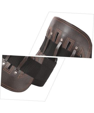 Adjustable Lower Back Support Brace for Men - Herniated Disc Protection & Waist Trainer Corset - Fajas Para Hombres - Comfortable Sweat Band 110X25X2cm Brown - Buy Online on GoSupps.com