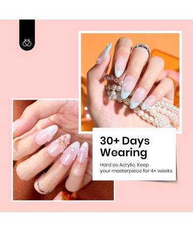 Beetles Builder Gel for Nails - 10 in 1 Nail Kit (30g) | Clear Nude & Pink Hard Gel | Nail Extension & Art | DIY Manicure Gift - Buy Online on GoSupps.com