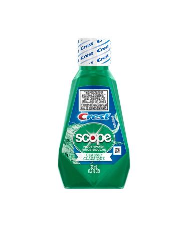 PROCTER & GAMBLE Crest + Scope Rinse Classic Mint 36 Ml Bottle 180/carton