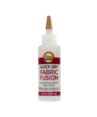 Aleene's Quick Dry fabric Fusion Permanent Fabric Adhesive  4-Ounce