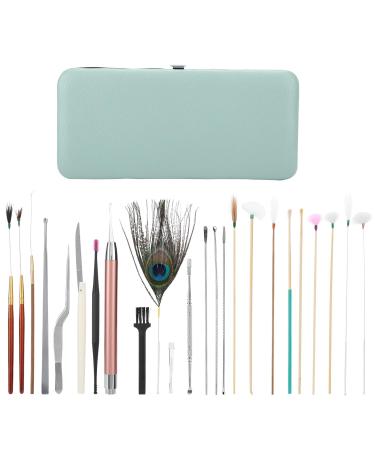 Milltrip Ear Wax Removal Set Ear Wax Removal Tool Spiral Ear Pick Sets Double Ended Ear Scoop Spoon Ear Care Supplies(mint green ear picking sets)