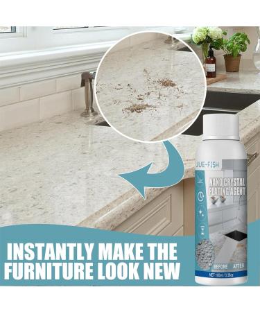 5 Pcs Granite Countertop Cleaner - 100ml Marble Stain Remover Kitchen Cleaning Supplies for Granite/Quartz/Marble/Stone Work and Counter Surfaces Dobooo - Buy Online on GoSupps.com