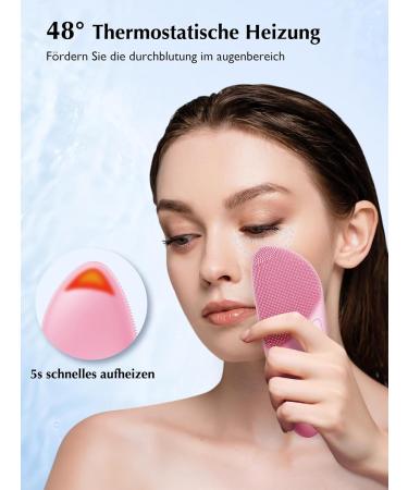 Coslus IPX7 Waterproof Electric Silicone Face Cleaning Brush - 4 Modes Rechargeable Pink for Deep Cleaning & Massage - Buy Online on GoSupps.com