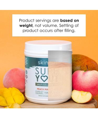 SkinnyFit Super Youth Multi-Collagen Peptides Plus Apple Cider Vinegar  Hyaluronic Acid  & Vitamin C Peach Mango Flavor  Hair  Skin  Nail & Joint Support  Immunity  Healthy Metabolism  28 Servings - Buy Online on GoSupps.com