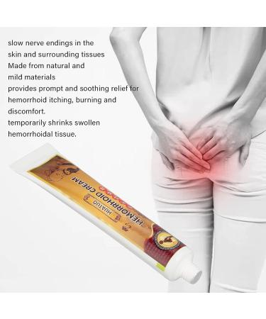 20g Hemorrhoid Cream for Relief & Swelling Reduction - Ointment for Men and Women - Buy Online on GoSupps.com