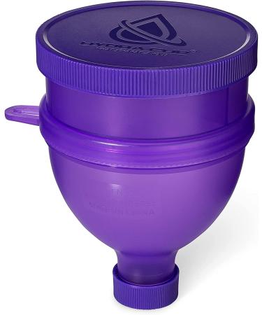 Hydra Cup [4 PACK] - Protein Powder Funnel with Supplement Storage & Dispenser (Purple/Pink/White/Gold/Green) - Buy Online on GoSupps.com