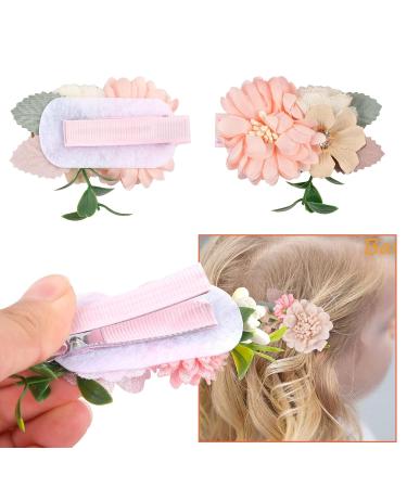 Jinlaili 6-Piece Flower Hair Clips Set for Girls | Cute Hair Accessories & Jewelry for Children - Buy Online on GoSupps.com