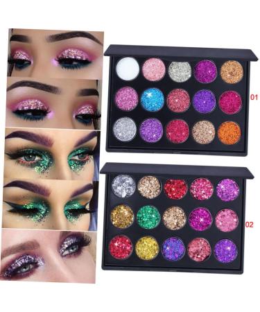 Balacoo Eyeshadow Palette 3pcs 15 Matte Eye Shadow Makeup Pearly Lustre Colors Cosmetic Combination Pallet Eye Shadow Palettes 1 count (Pack of 1) As Shownx3pcs - Buy Online on GoSupps.com