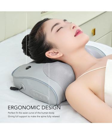 Electric Neck Massage Pillow - 3 Modes 42 Heating Relief for Neck Shoulder Waist Back & Legs - ABS Material - Buy Online on GoSupps.com