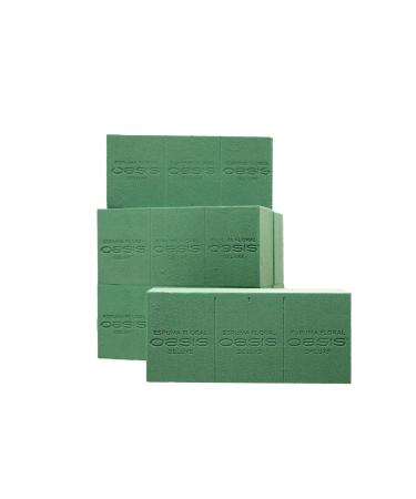 Oasis Smithers Floral Foam Deluxe - Foam Bricks - Craft Blocks - Foam for Dry Flowers - Lightweight Green Foam - Florist Foam for Arrangements and Decorations - 6 Pack