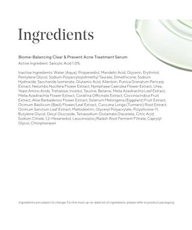 Murad Biome-Balancing Acne Treatment Salicylic Mandelic and Glutamic Acid Serum for Clearing and Preventing Breakouts Decongesting Pores and Balancing Skin Microbiome 1.0 Fl Oz - Buy Online on GoSupps.com