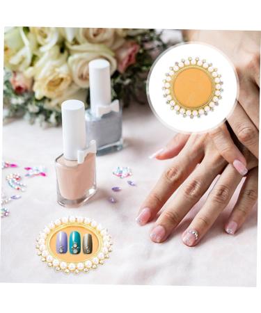 Healeved Nail Display Board Manicure Showing Holder False Nail Display Holder Nail Polish Plate Nail Tips Showing Holder Nail Mixing Nail Art Display Plate Nail Zinc Alloy Bracket - Buy Online on GoSupps.com