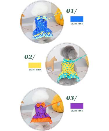 Shop Barrageon Dogs Kneid Sweet Princess Rock Clothing - Summer Bowknot Outfit for Puppies & Cats (Yellow Size S 20 cm Back Length) - Buy Online on GoSupps.com