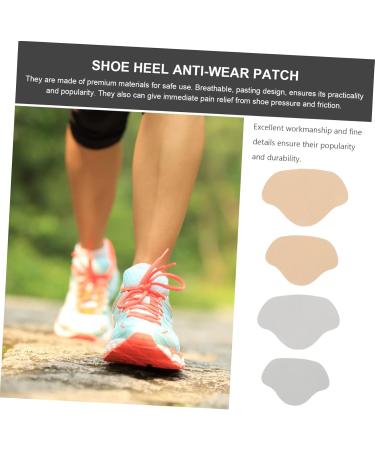 FOMIYES 32 Pcs High Heeled Sneakers Insoles Anti Slip Shoe Cushions Heel Pads & Lining Light Grey & Beige Ultimate Comfort for Women - Buy Online on GoSupps.com