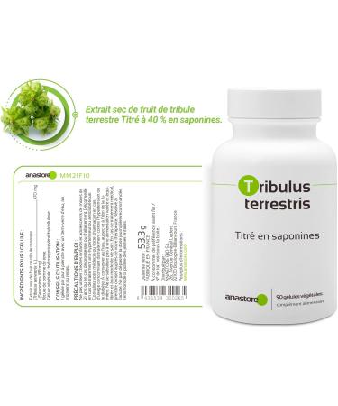 Tribulus Terrestris * 470 mg / 90 Vegetable Capsules - 40% Minimum Title in Saponins - Buy Online on GoSupps.com