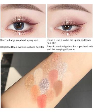 Eyeshadow Palette and Brush Set - Professional Eye Palette High Pigmented Eye Shadow | Professional Removable Makeup Palettes with Brushes & for Girls Teens Women Puchen - Buy Online on GoSupps.com