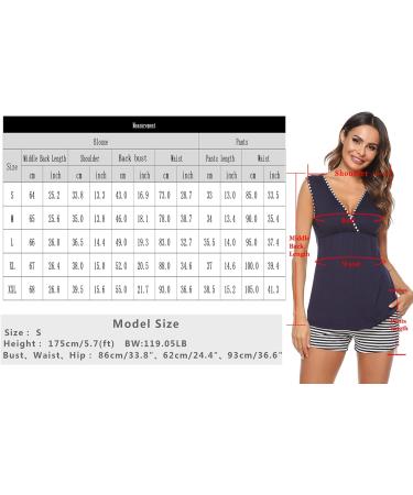 Uniexcosm Women's Maternity Pyjamas Set - Nursing Nightwear for Breastfeeding - Summer Loungewear - S Wine Red - Buy Online on GoSupps.com