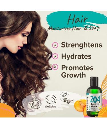 Naissance Organic Apricot Kernel Oil 32 fl oz - Cold Pressed, Vegan, Hexane Free - Ideal Massage Base Oil for Hair & Skin - Buy Online on GoSupps.com