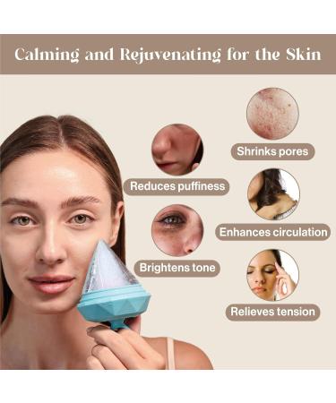 Rena Chris Ice Roller for Face - Cube Facial Massager Reduces Eye Bags Reusable Silicone Mold Cooling Skin-Care Tool for Women - Shop Now - Buy Online on GoSupps.com