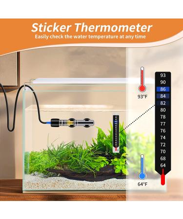 FREESEA 25W Aquarium Fish Tank Heater - Submersible, Adjustable Thermostat for Betta & Turtle - Ideal for Under 75 Gallon Tanks - Buy Online on GoSupps.com