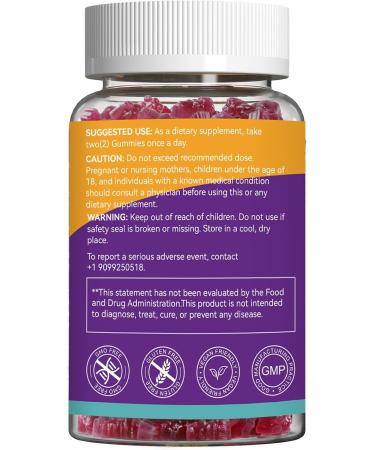 2 Pack Quercetin Gummies 1000mg Quercetin with Bromelain Zinc Elderberry Immune & Antioxidant Support Vegan Gummies for Adults & Kids 120 Count 60 Count (Pack of 2) - Buy Online on GoSupps.com