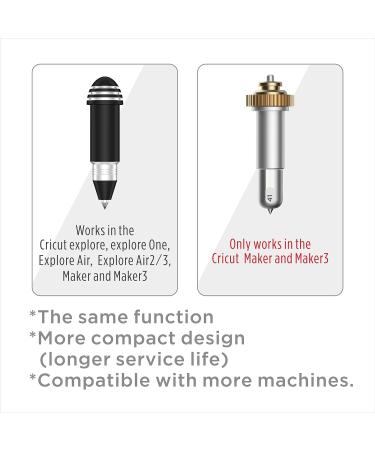 Engraving Tip/Etching Tool/Engraving Tool  with 2 Color & 7 Lovely Blank Tags  Compatible with Cricut Maker  Explore  Explore Air  Explore Air 2 and Explore One (Black) - Buy Online on GoSupps.com