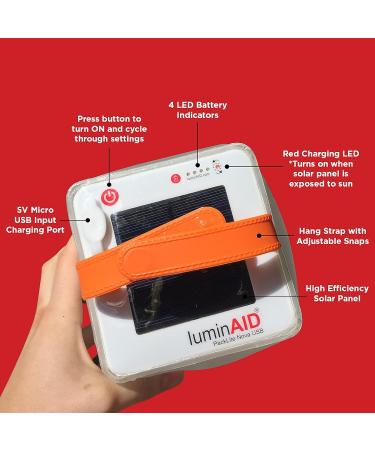 LuminAID PackLite Nova USB Solar Inflatable Waterproof Light Bright White - Buy Online on GoSupps.com