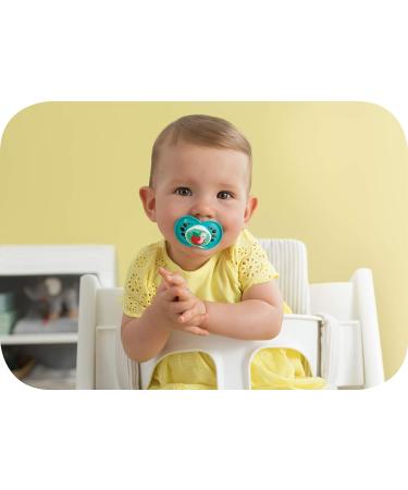 MAM Crystal Silicone Pacifier - Blue - 6 Months (2-Count) | Soothing & Safe for Babies | International Shipping Available - Buy Online on GoSupps.com