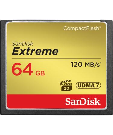 SanDisk 64GB Extreme CompactFlash & SDXC Memory Cards Bundle - High Speed UDMA 7 & UHS-I, 120MB/s, 4K UHD - 2 Pack (64GB x 2) - Buy Online on GoSupps.com