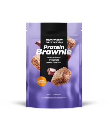 Scitec Nutrition protein brownie - chocolate dessert with high protein content - with oats - high fiber - simple preparation - nutrient -rich 600g