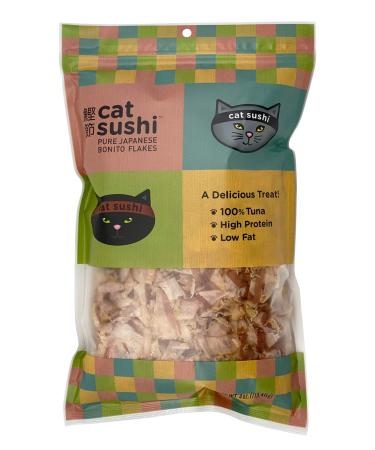 Cat Sushi Bonito Flakes 4 Ounce (Pack of 1) Classic