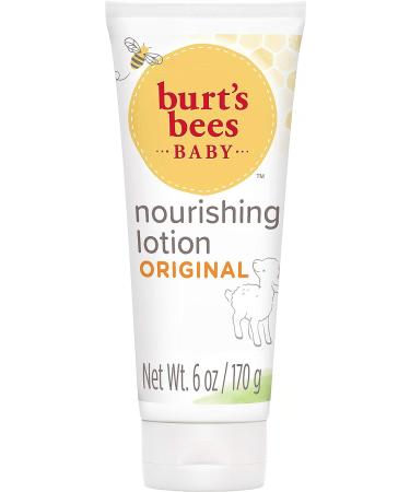 Burt's Bees Baby Nourishing Lotion - Original Scent, 6 oz Tube - Buy Online on GoSupps.com