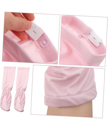 Minkissy 3 Pairs Ice Silk Arm Sleeves for Men & Kids - UV Protection Cooling Gloves Elastic Sun Sleeves for Exercise - Pink Acrylic Arm Guard - Buy Online on GoSupps.com