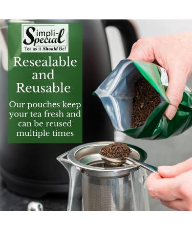 Simpli-Special Turkish Apple Caffeine-Free Loose Leaf Tea Fruit Infusion - 500g Resealable Pouch - Buy Online on GoSupps.com