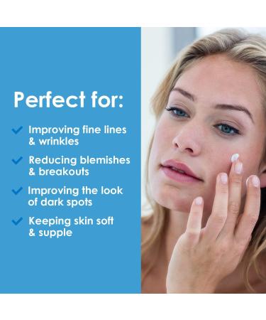 Retinol Cream for Face - Best Skin Moisturizer for Face & Neck | Helps With Dry Skin Firmness & Skin Tone | Made with 1% Retinol (1.7 fl.oz/50 ml) - Buy Online on GoSupps.com